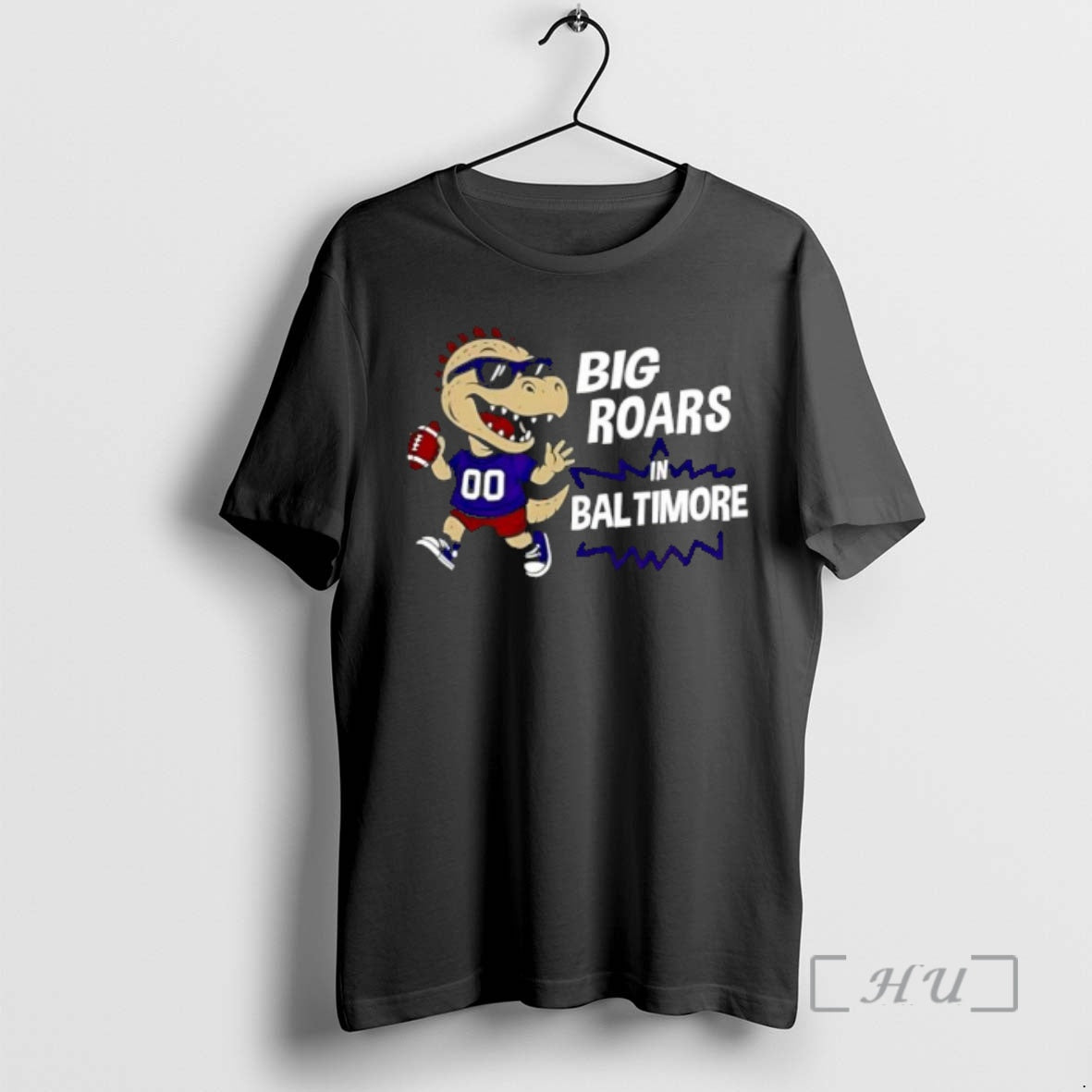 Officials Big Roars Baltimore Ravens Dinosaur Cartoon Funny T-Shirts, Hoodie, Sweatshirt - T-Shirt, Sweatshirt, Hoodie