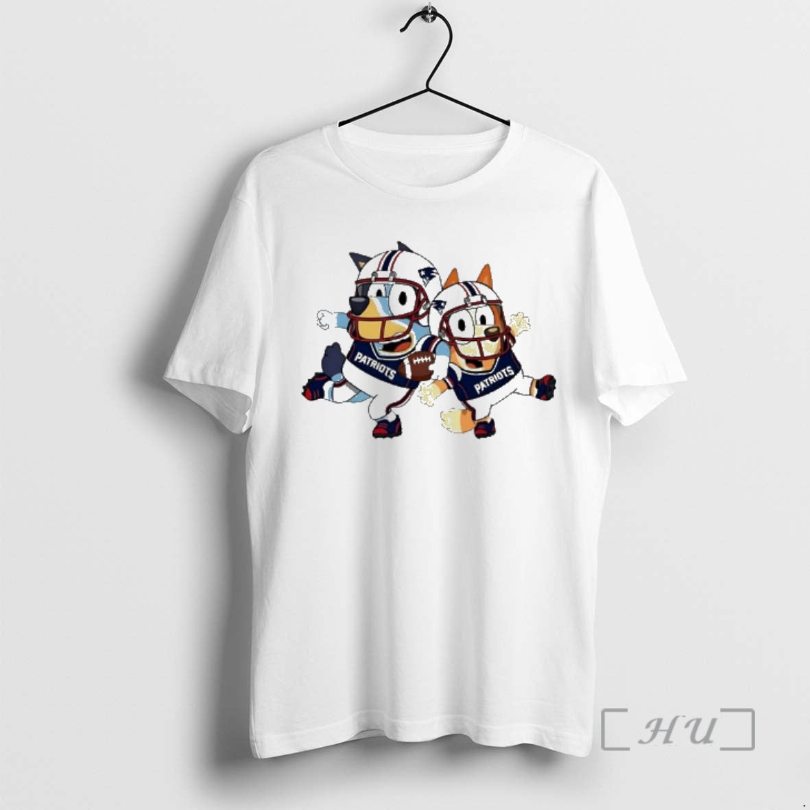 Officials Bluey New England Football Retro Fan Cute Cartoon T-Shirts, Hoodie, Sweatshirt - T-Shirt, Sweatshirt, Hoodie