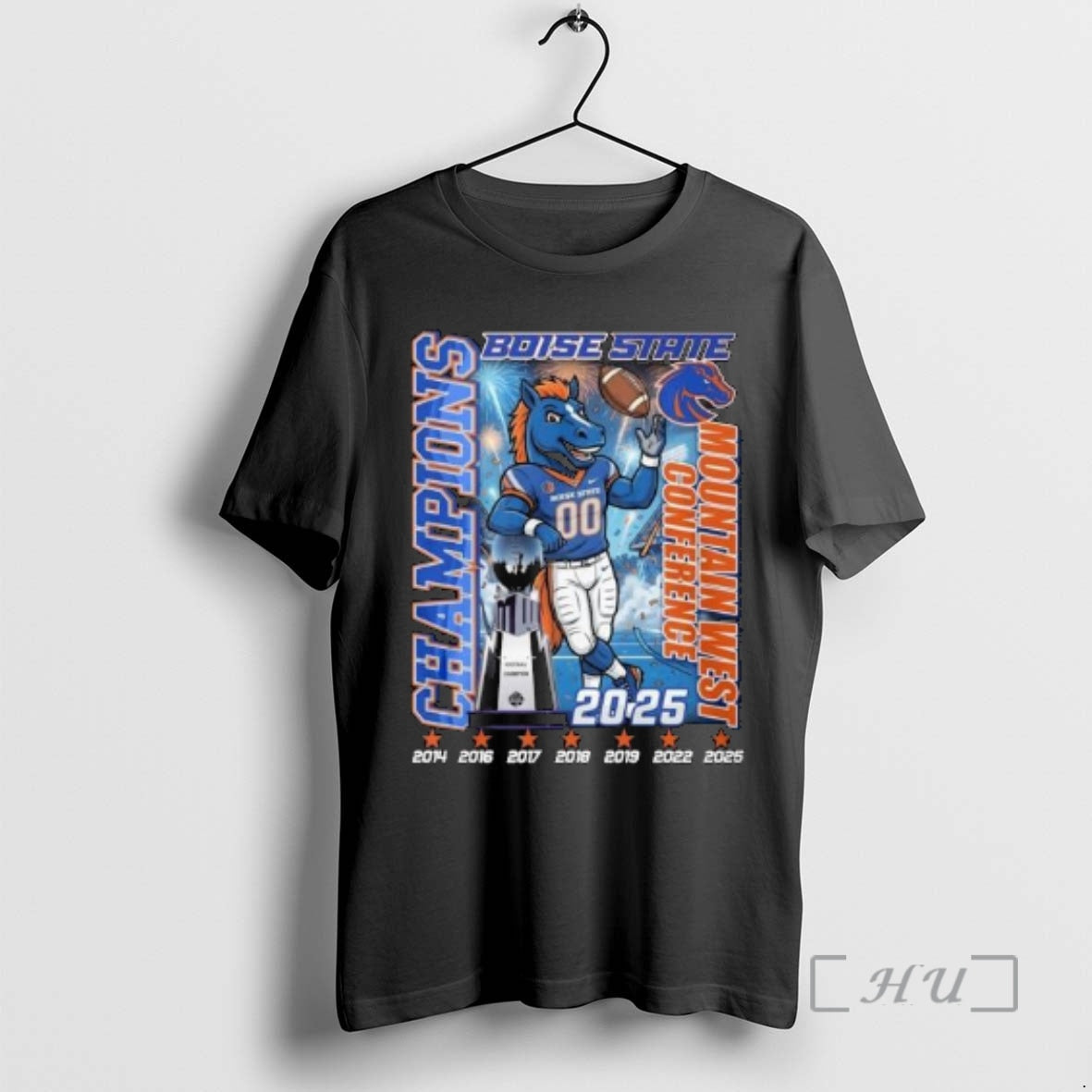 Officials Boise State Broncos Champions Mountain West Conference 2014 2025 Mascot Circle Black T-Shirts, Hoodie, Sweatshirt - T-Shirt, Sweatshirt, Hoodie