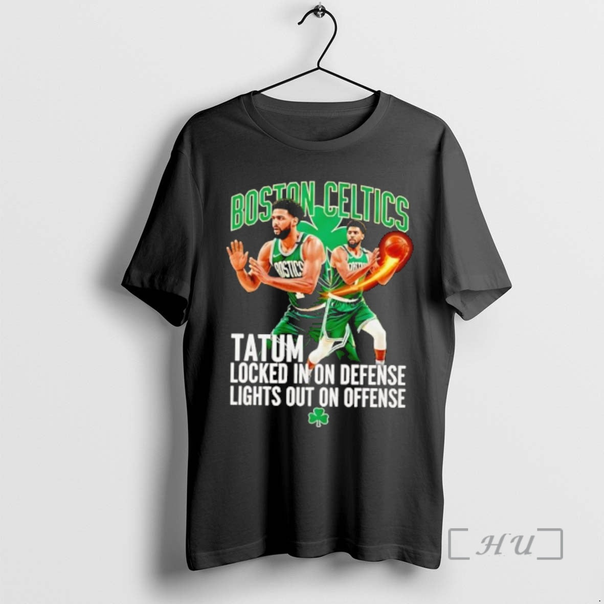 Officials Boston Celtics Tatum Locked Defense Lights Out Offense T-Shirts, Hoodie, Sweatshirt - T-Shirt, Sweatshirt, Hoodie