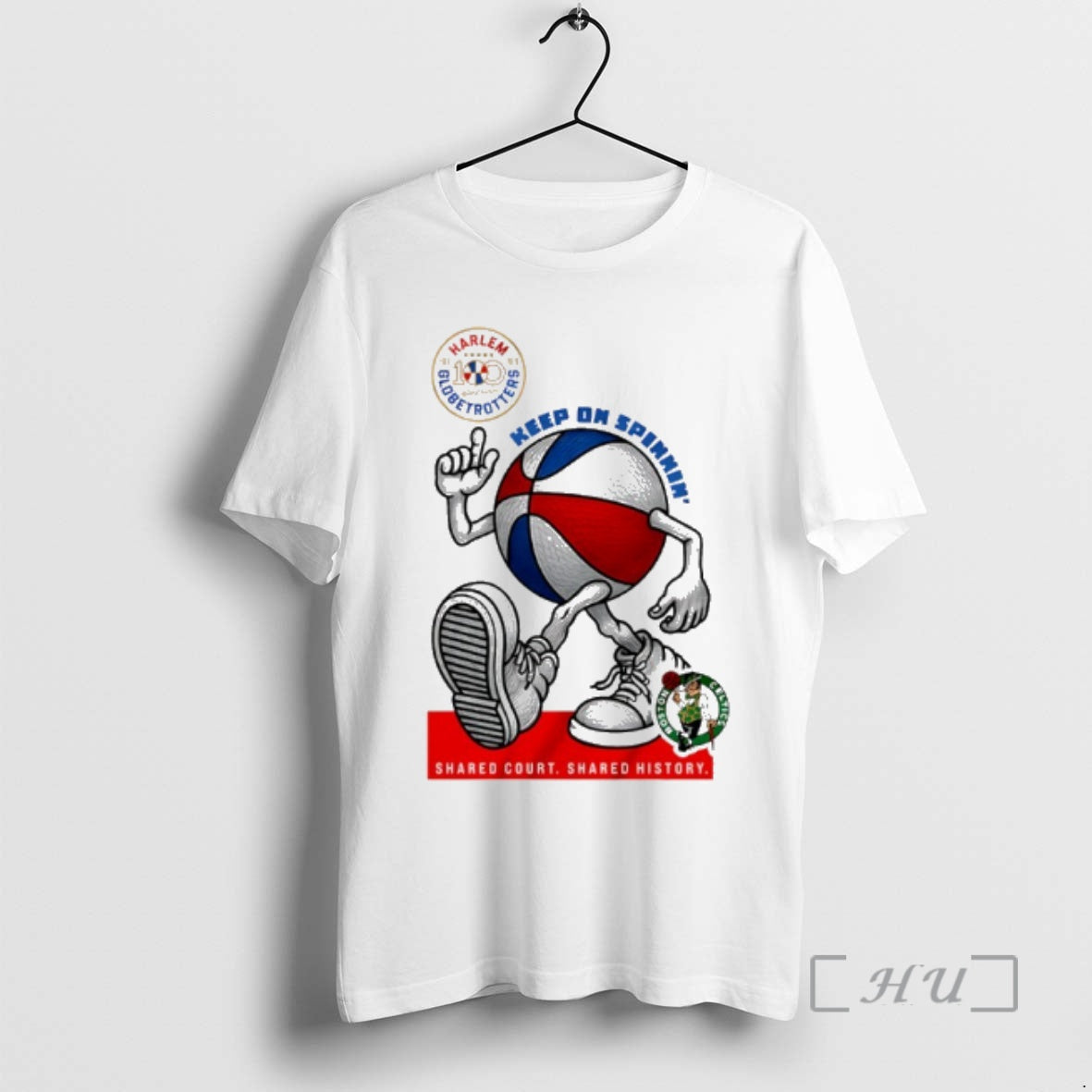Officials Boston Celtics X Harlem Globetrotters Keep Spinning 2026 T-Shirts, Hoodie, Sweatshirt - T-Shirt, Sweatshirt, Hoodie