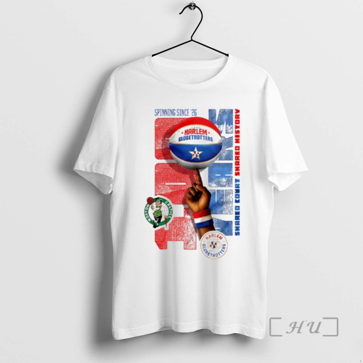 Officials Boston Celtics X Harlem Globetrotters Spinning Since 26 T-Shirts, Hoodie, Sweatshirt - T-Shirt, Sweatshirt, Hoodie