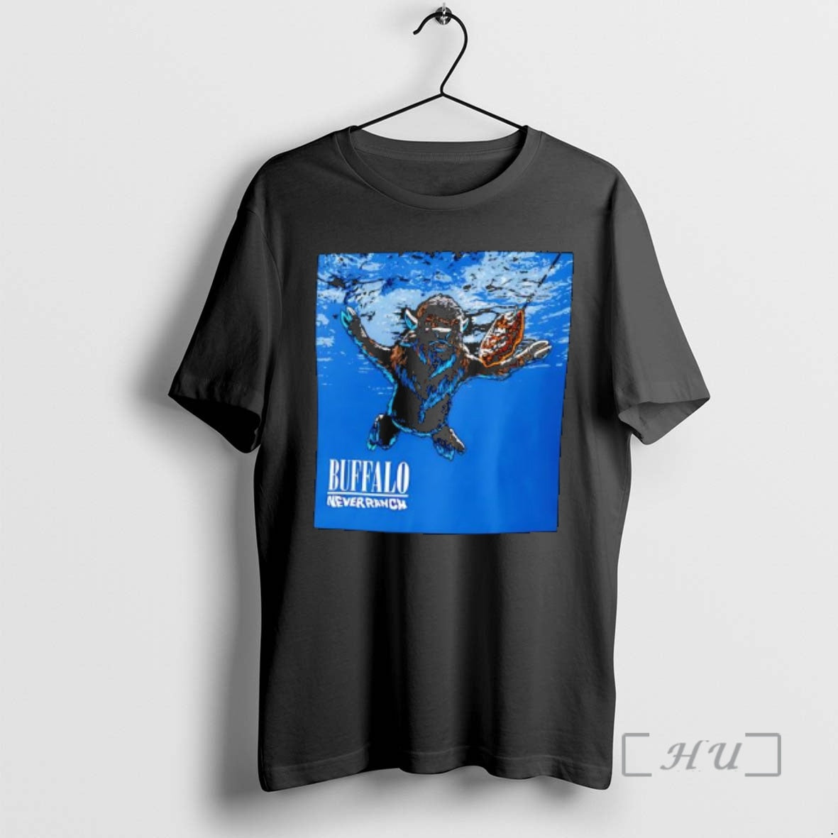 Officials Buffalo Never Ranch Buffalo Swimming Underwater T-Shirts, Hoodie, Sweatshirt - T-Shirt, Sweatshirt, Hoodie