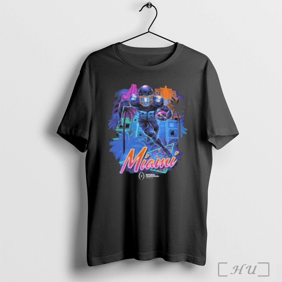 Officials Cfp National Championship Game 2026 Miami Neon Player T T-Shirts, Hoodie, Sweatshirt - T-Shirt, Sweatshirt, Hoodie
