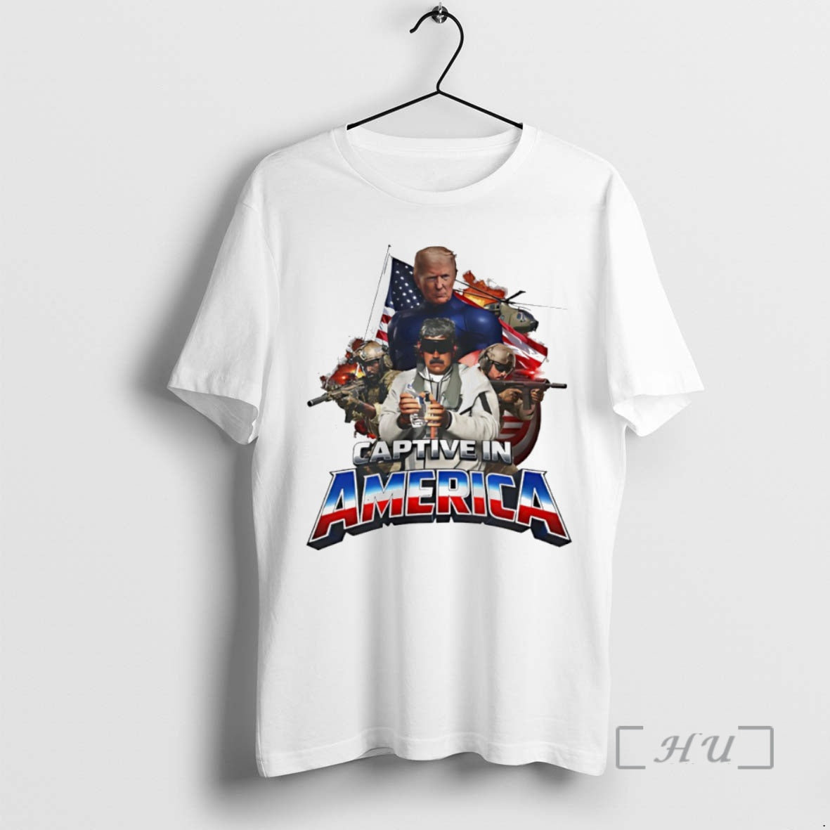 Officials Captive America Trump Maduro Circle T-Shirts, Hoodie, Sweatshirt - T-Shirt, Sweatshirt, Hoodie