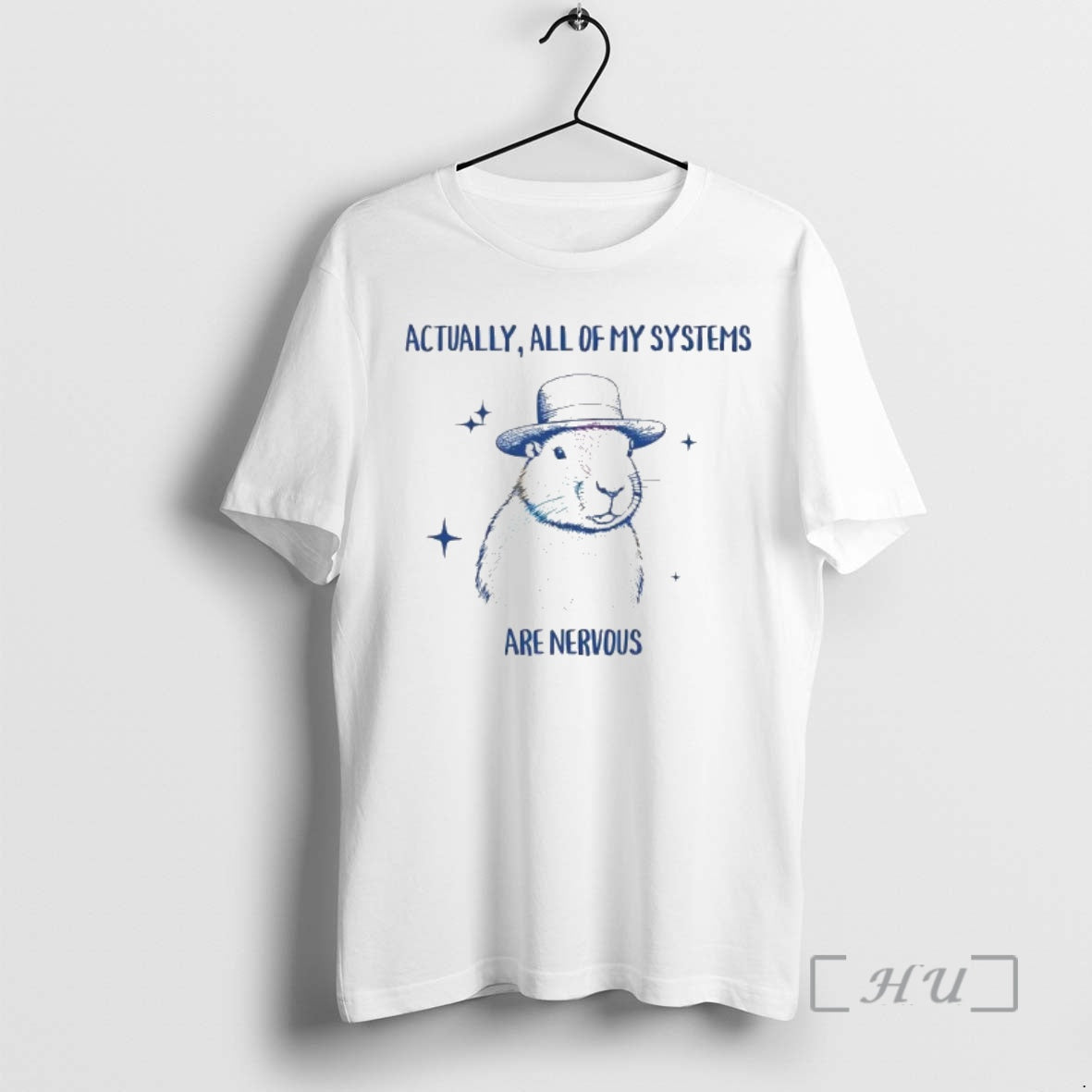 Officials Capybara Actually All My Systems Are Nervous T-Shirts, Hoodie, Sweatshirt - T-Shirt, Sweatshirt, Hoodie