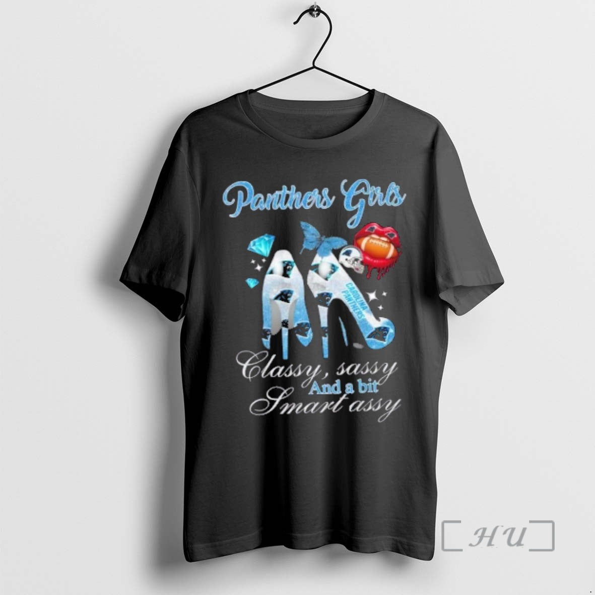 Officials Carolina Panthers High Heels Classy Sassy Bit Smart Assy T-Shirts, Hoodie, Sweatshirt - T-Shirt, Sweatshirt, Hoodie