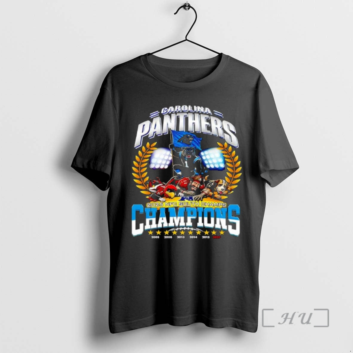 Officials Carolina Panthers Nfc South 2025 Champions Division T-Shirts, Hoodie, Sweatshirt - T-Shirt, Sweatshirt, Hoodie