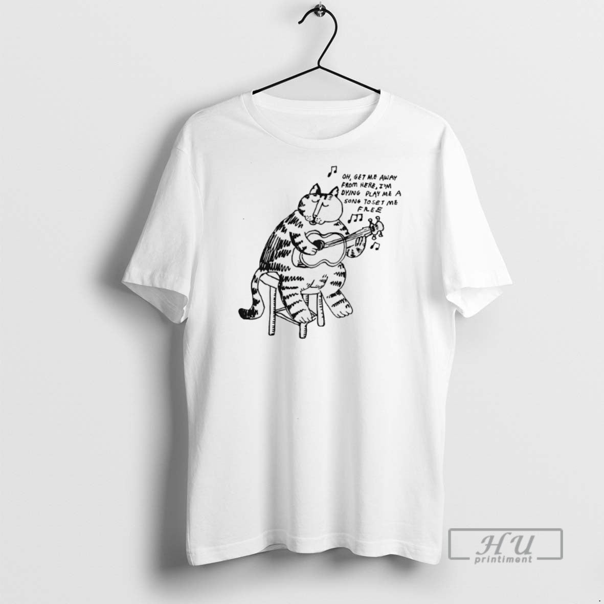 Officials Cat Playing Guitar Get Me Away Here Im Dying Song T-Shirts, Hoodie, Sweatshirt - T-Shirt, Sweatshirt, Hoodie