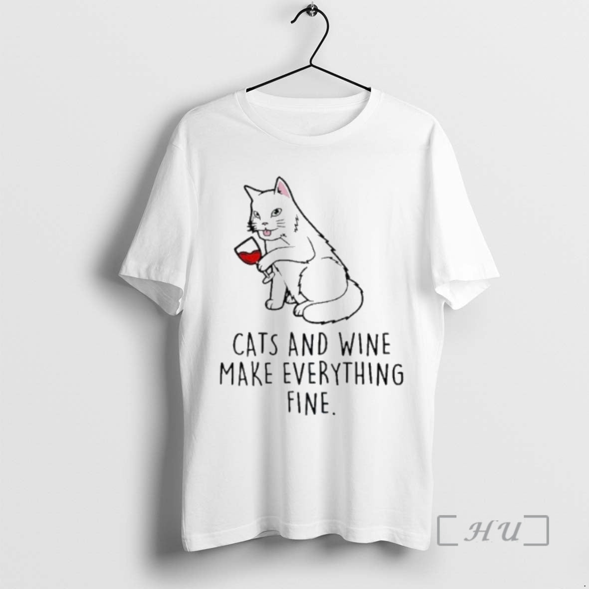 Officials Cats Wine Make Everything Fine T-Shirts, Hoodie, Sweatshirt - T-Shirt, Sweatshirt, Hoodie