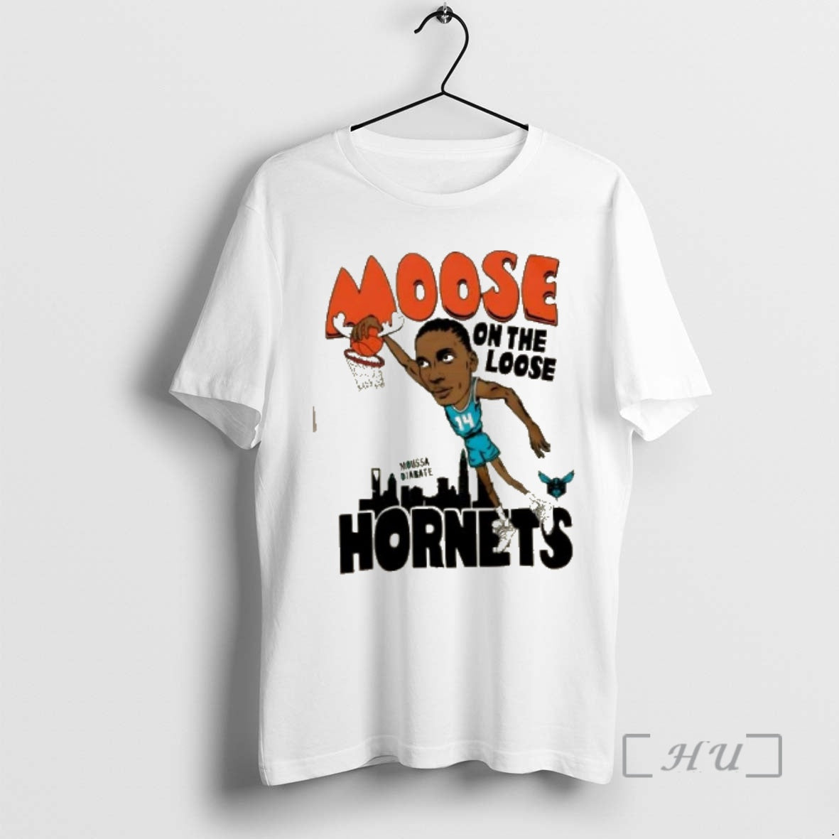 Officials Charlotte Hornets Hornets Moussa Diabate Moose Loose T-Shirts, Hoodie, Sweatshirt - T-Shirt, Sweatshirt, Hoodie