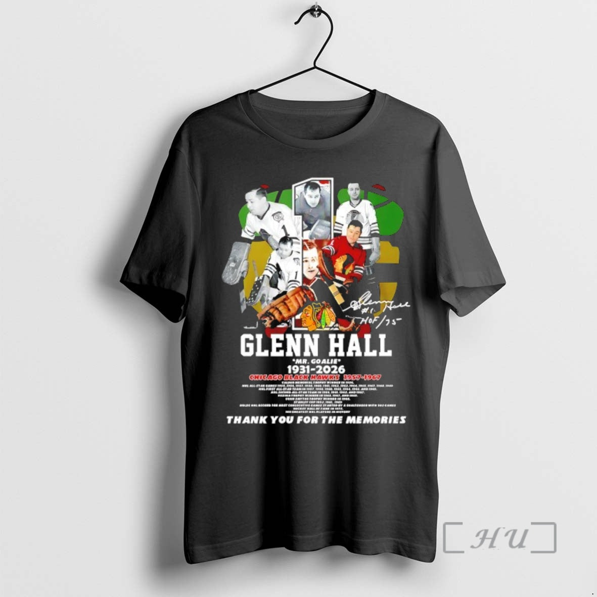 Officials Chicago Black Hawks Glenn Hall Mr T-Shirts, Hoodie, Sweatshirt - T-Shirt, Sweatshirt, Hoodie