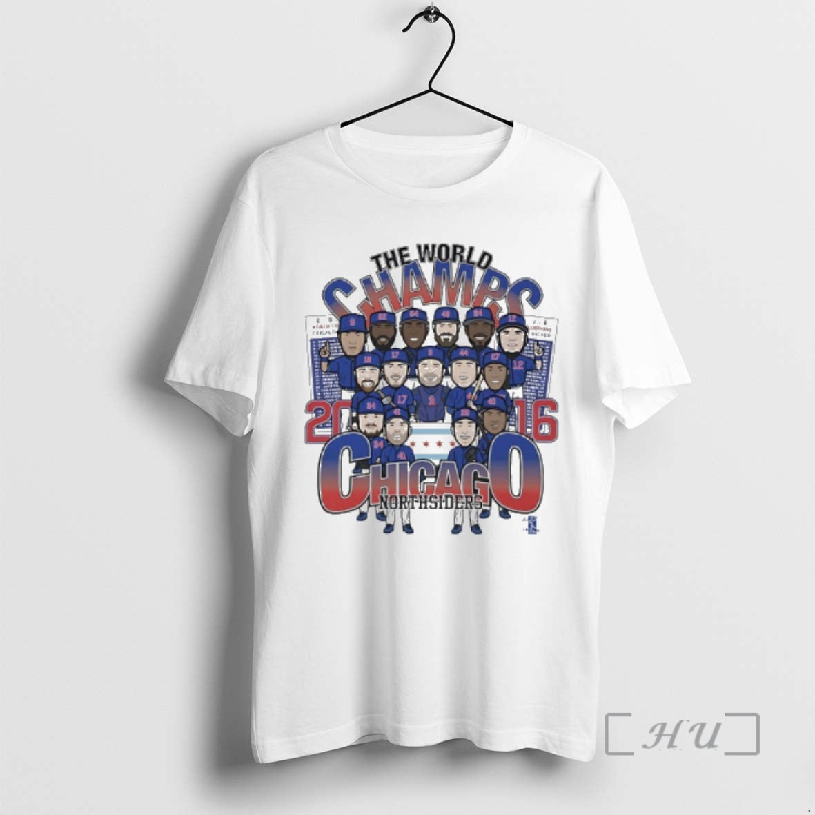 Officials Chicago Cubs 2016 World Champs North Siders Players Caricature T-Shirts, Hoodie, Sweatshirt - T-Shirt, Sweatshirt, Hoodie