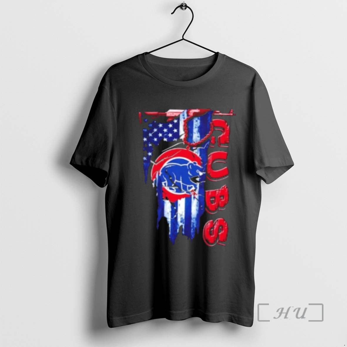 Officials Chicago Cubs Baseball Battle Shattered Usa Flag Rip T-Shirts, Hoodie, Sweatshirt - T-Shirt, Sweatshirt, Hoodie