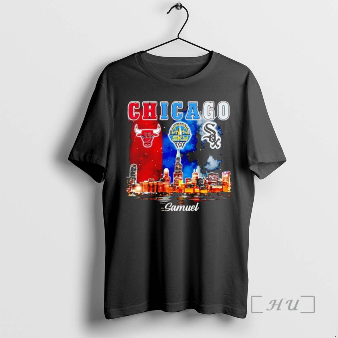 Officials Chicago City Skyline Chicago Bulls Chicago Sky Chicago White Sox Logos T-Shirts, Hoodie, Sweatshirt - T-Shirt, Sweatshirt, Hoodie