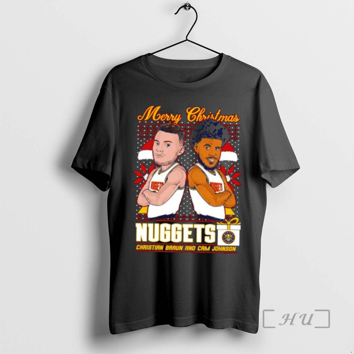 Officials Christian Braun Cam Johnson Nuggets Merry T-Shirts, Hoodie, Sweatshirt - T-Shirt, Sweatshirt, Hoodie