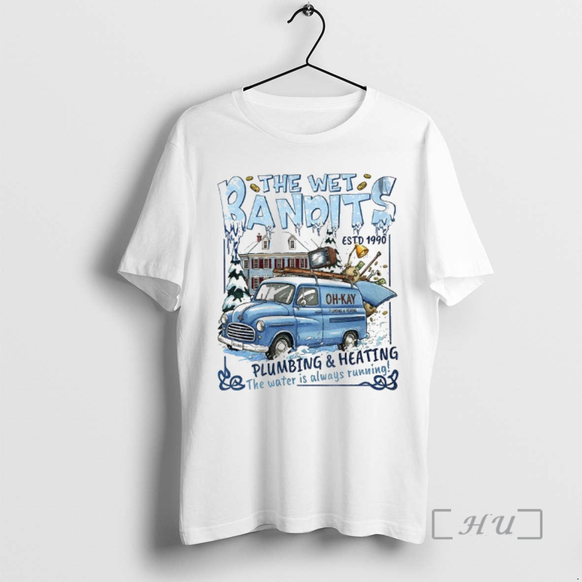 Officials Wet Bandits Harry Marv Plumbing Heating Water Is Always Running T-Shirts, Hoodie, Sweatshirt - T-Shirt, Sweatshirt, Hoodie