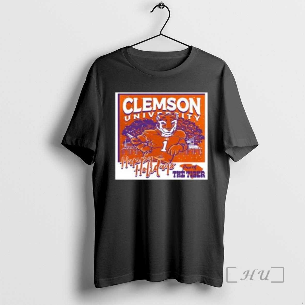 Officials Clemson Tigers Snowy Polaroid Circle Black T-Shirts, Hoodie, Sweatshirt - T-Shirt, Sweatshirt, Hoodie