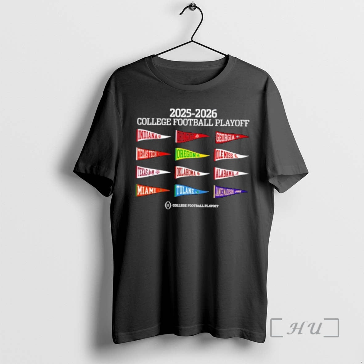 Officials College Football Playoff 2025 26 12 Team Pennant T-Shirts, Hoodie, Sweatshirt - T-Shirt, Sweatshirt, Hoodie