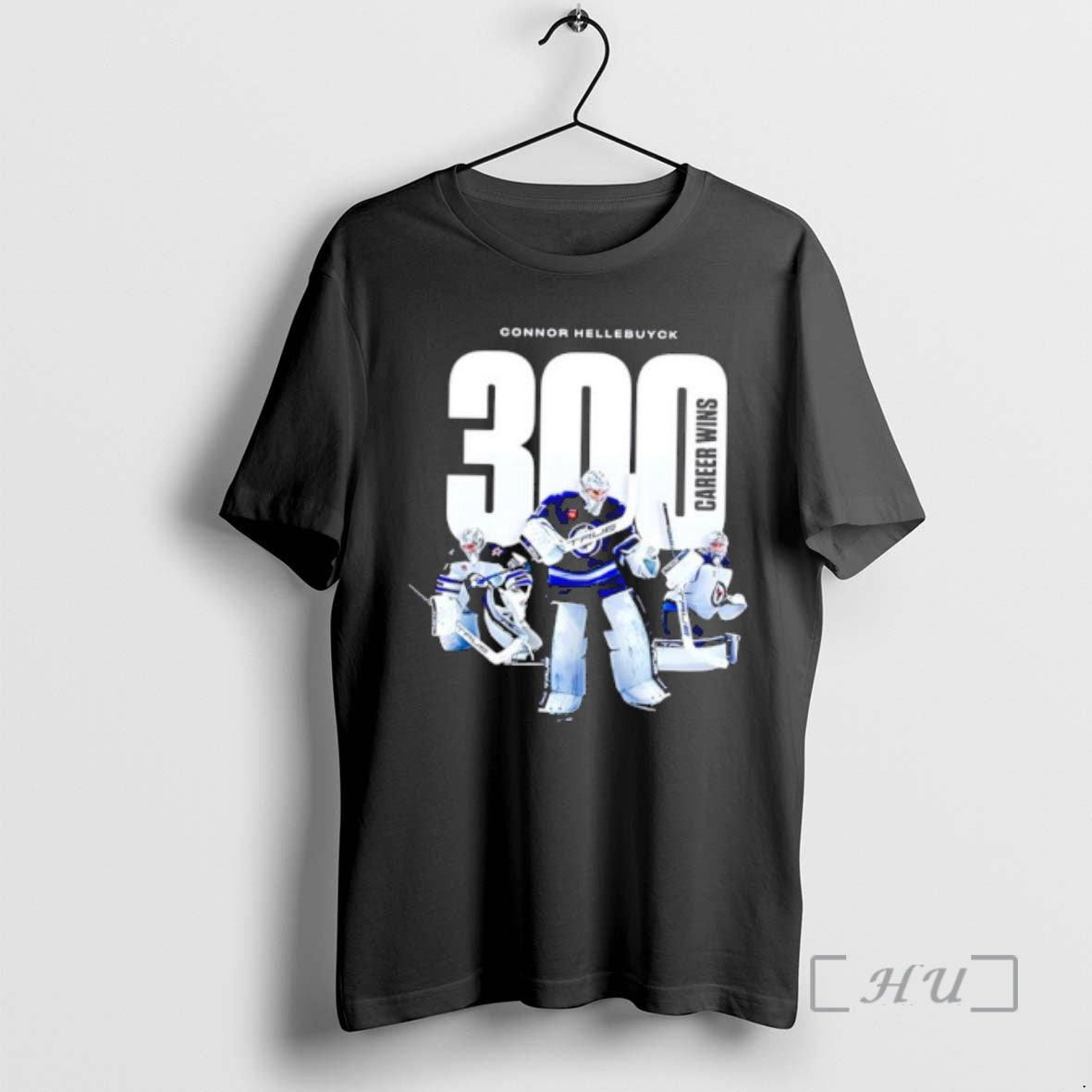 Officials Connor Hellebuyck Winnipeg Jets 300 Career Wins T-Shirts, Hoodie, Sweatshirt - T-Shirt, Sweatshirt, Hoodie