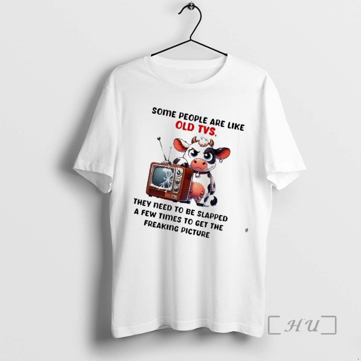 Officials Cow Some People Are Like Old Tvs They Need Be Slapped Few T-Shirts, Hoodie, Sweatshirt - T-Shirt, Sweatshirt, Hoodie