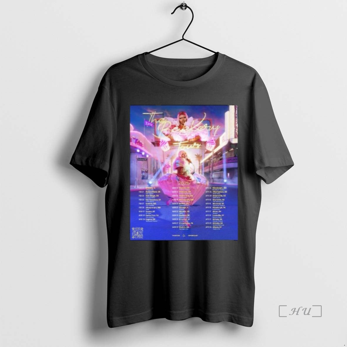 Officials Cupcakke Bakery Tour 2026 North American Schedule Dates Long Sleve T-Shirts, Hoodie, Sweatshirt - T-Shirt, Sweatshirt, Hoodie