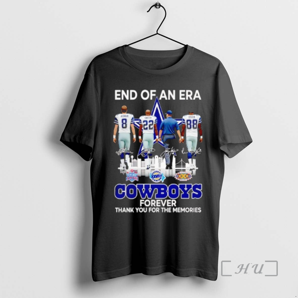 Officials Dallas Cowboys End Era Forever Thank You Memories T-Shirts, Hoodie, Sweatshirt - T-Shirt, Sweatshirt, Hoodie