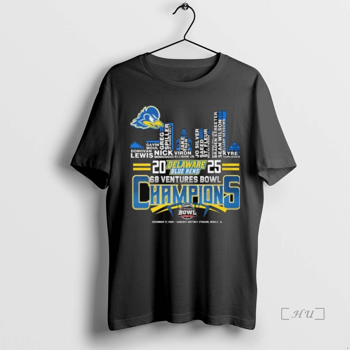 Officials Delaware Blue Hens 2025 68 Ventures Bowl Champions City Skylines Long Sleve T-Shirts, Hoodie, Sweatshirt - T-Shirt, Sweatshirt, Hoodie