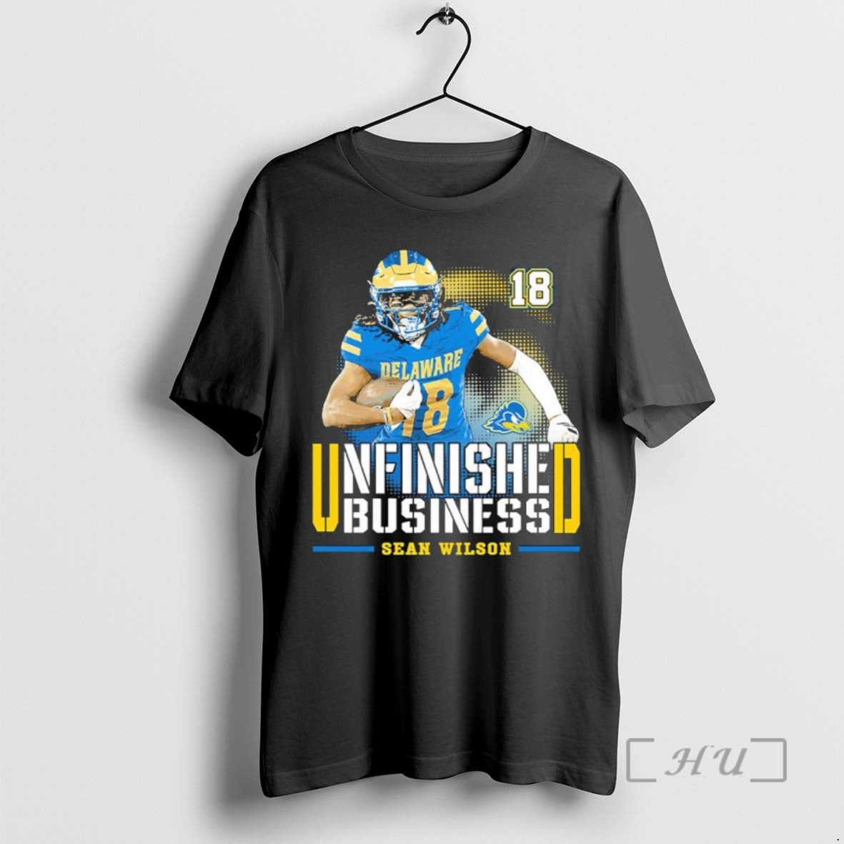Officials Delaware Fightin Blue Hens Ncaa Football Sean Wilson Unfinished Business T-Shirts, Hoodie, Sweatshirt - T-Shirt, Sweatshirt, Hoodie