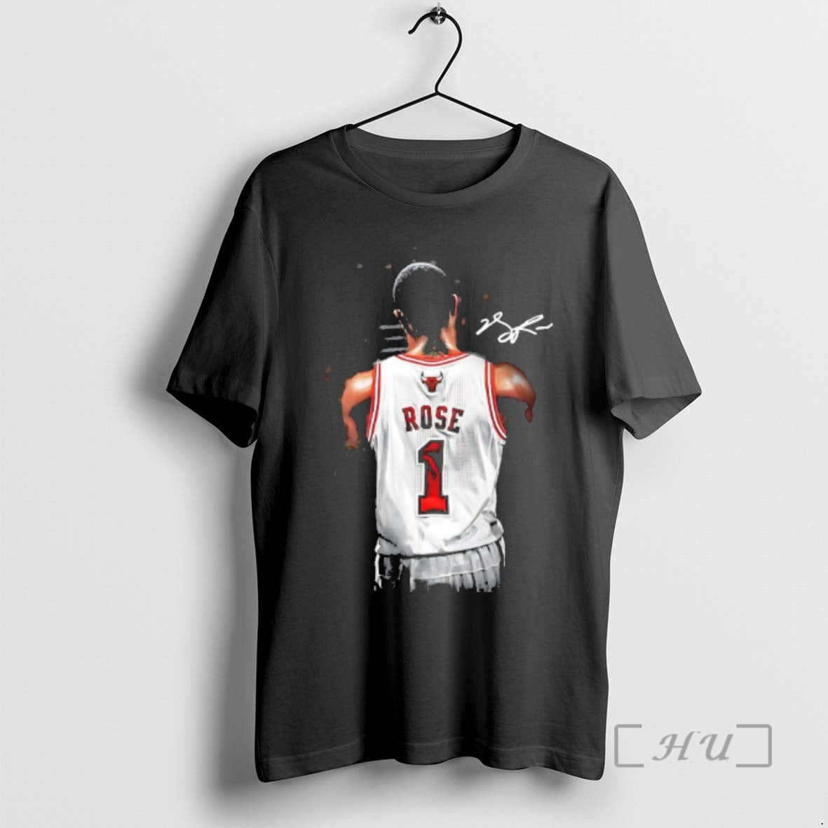 Officials Derrick Rose Chicago Bulls Number 1 Player Basketball Signature T-Shirts, Hoodie, Sweatshirt - T-Shirt, Sweatshirt, Hoodie
