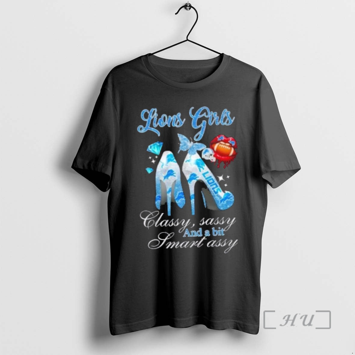 Officials Detroit Lions High Heels Classy Sassy Bit Smart Assy T-Shirts, Hoodie, Sweatshirt - T-Shirt, Sweatshirt, Hoodie