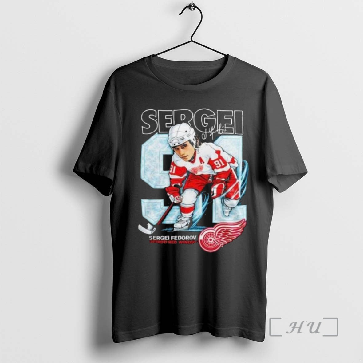Officials Detroit Red Wings Sergei Fedorov Night 2026 Celebration T-Shirts, Hoodie, Sweatshirt - T-Shirt, Sweatshirt, Hoodie
