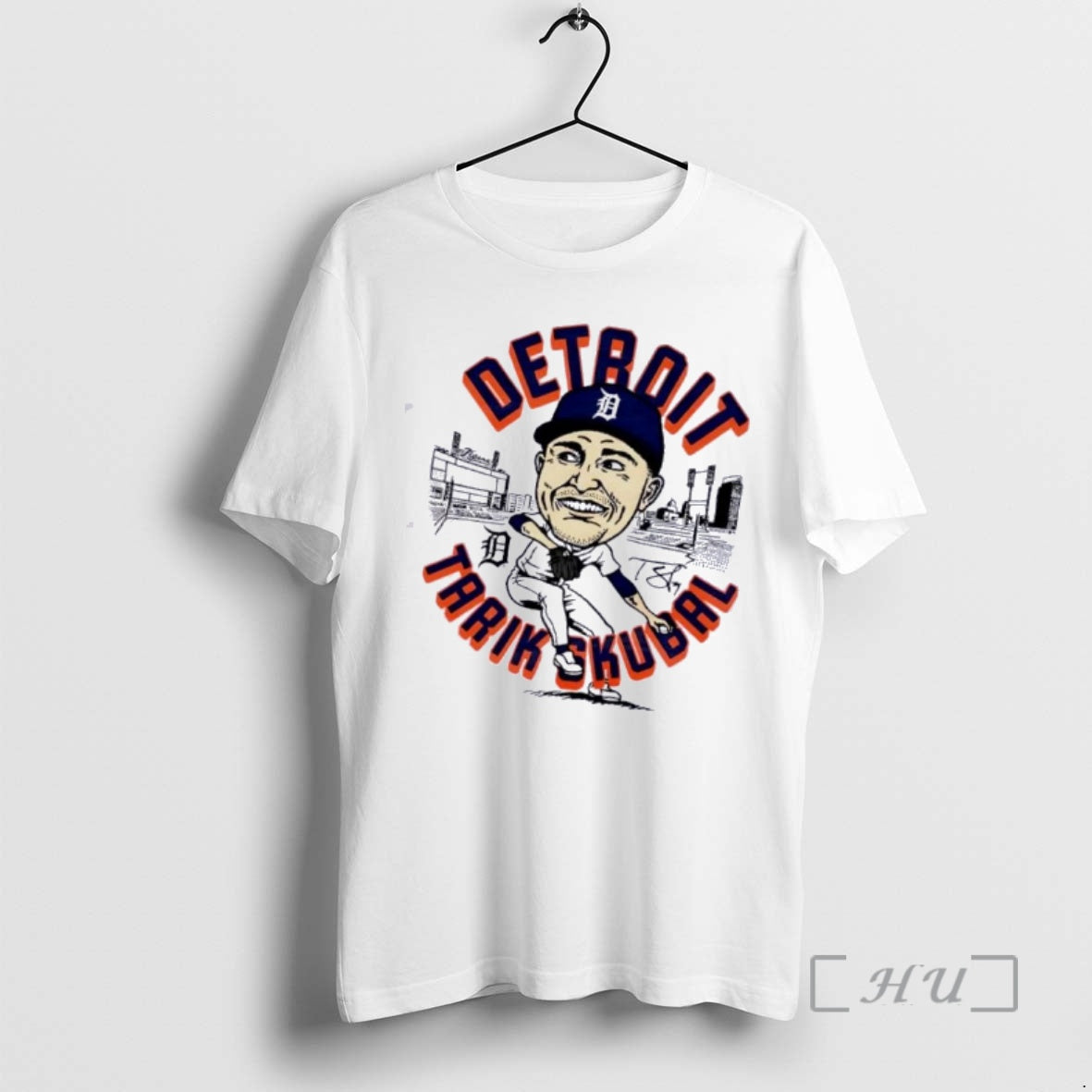Officials Detroit Tigers Tarik Skubal Baseball Caricature Signature T-Shirts, Hoodie, Sweatshirt - T-Shirt, Sweatshirt, Hoodie