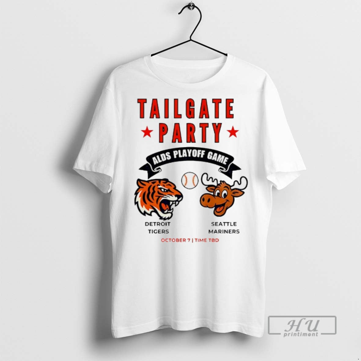Officials Detroit Tigers Vs Seattle Mariners Alds Tailgate Party Playoff Game T-Shirts, Hoodie, Sweatshirt - T-Shirt, Sweatshirt, Hoodie