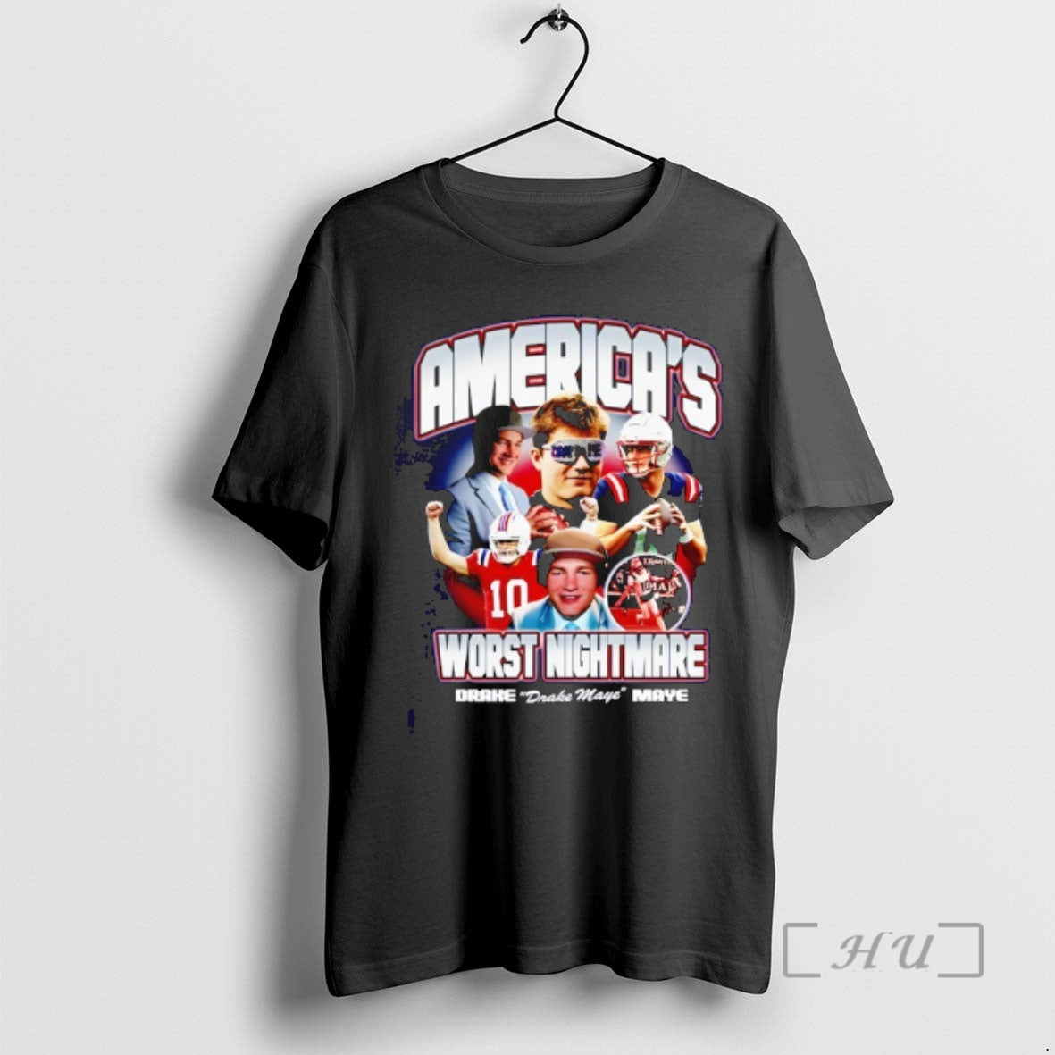 Officials Drake Maye Americas Worst Nightmare T-Shirts, Hoodie, Sweatshirt - T-Shirt, Sweatshirt, Hoodie