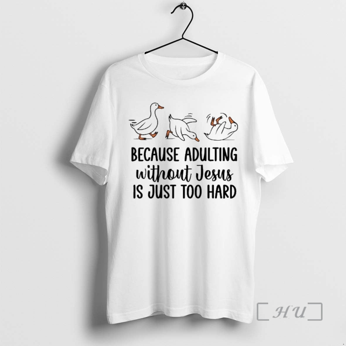 Officials Duck Because Adulting Without Jesus Is Just Too Hard T-Shirts, Hoodie, Sweatshirt - T-Shirt, Sweatshirt, Hoodie
