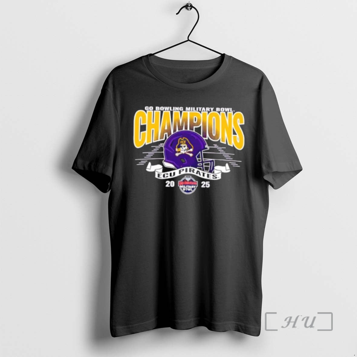 Officials Ecu Pirates Blue 84 2025 Military Bowl Champions Helmet Banner T-Shirts, Hoodie, Sweatshirt - T-Shirt, Sweatshirt, Hoodie