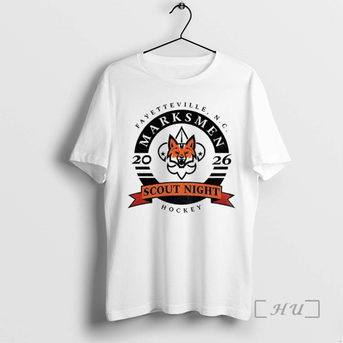 Officials Fayetteville Marksmen 2026 Scout Night Hockey Logo T-Shirts, Hoodie, Sweatshirt - T-Shirt, Sweatshirt, Hoodie