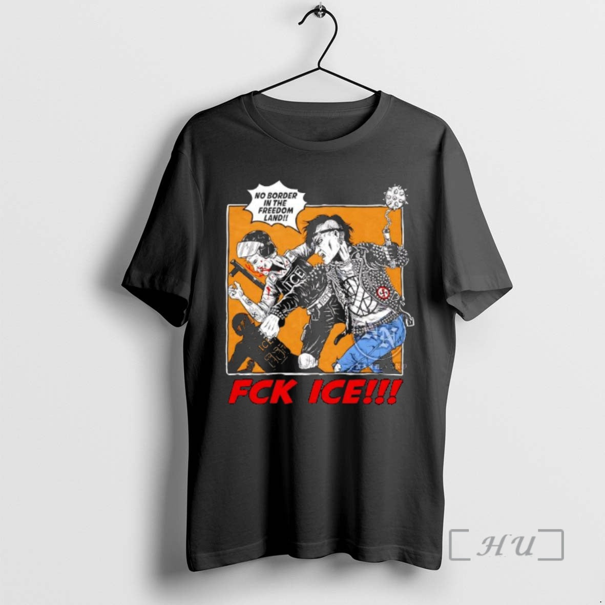 Officials Fck Ice No Border Freedom Land T-Shirts, Hoodie, Sweatshirt - T-Shirt, Sweatshirt, Hoodie