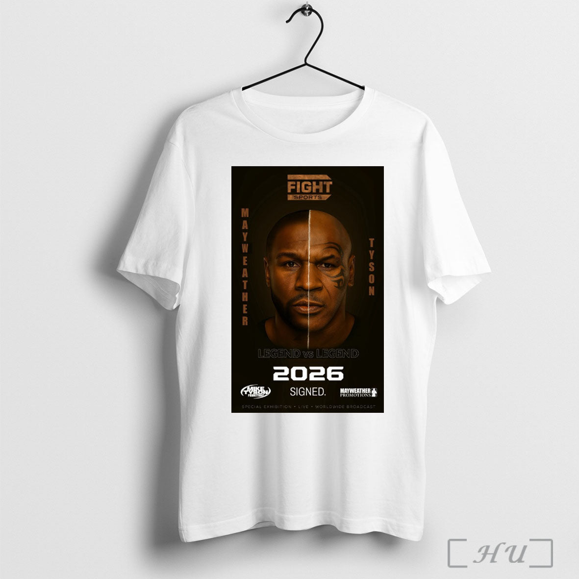 Officials Fight Sports Legend Vs Legend 2025 Signed Mayweather Tyson T-Shirts, Hoodie, Sweatshirt - T-Shirt, Sweatshirt, Hoodie