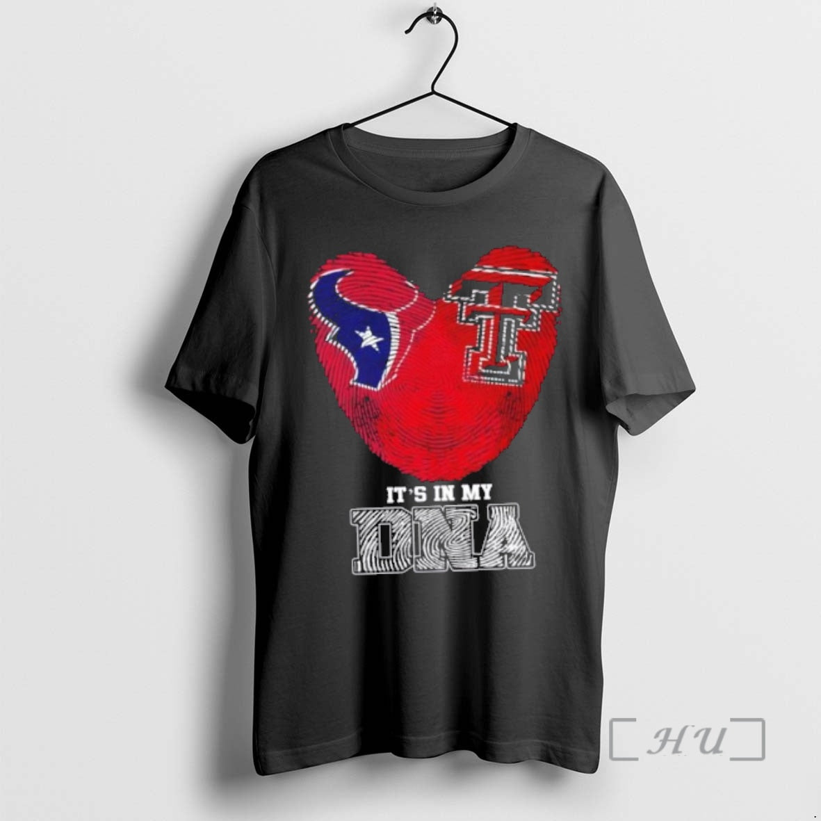 Officials Fingerprints Houston Texans X Texas Tech Red Raiders My Dna T-Shirts, Hoodie, Sweatshirt - T-Shirt, Sweatshirt, Hoodie