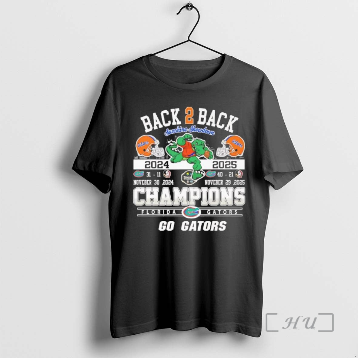 Officials Florida Gators Back 2 Back Champions Sunshine Showdown Go Gators T-Shirts, Hoodie, Sweatshirt - T-Shirt, Sweatshirt, Hoodie