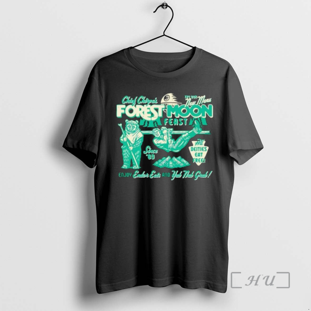 Officials Forest Moon Feast Chief Chirpas Try Our New Menu All Deities Eat T-Shirts, Hoodie, Sweatshirt - T-Shirt, Sweatshirt, Hoodie