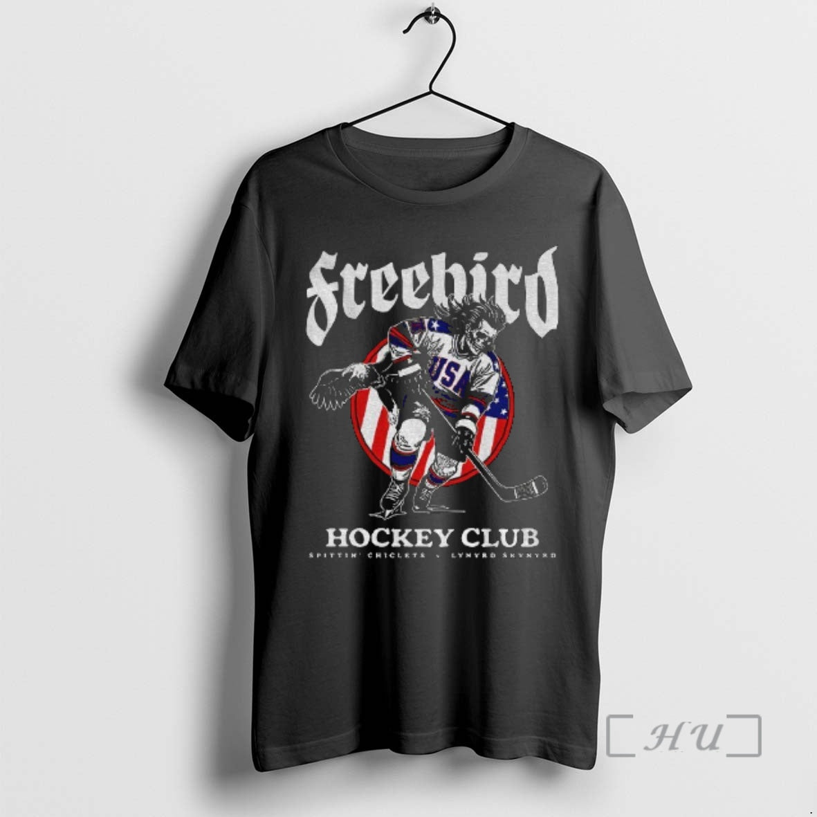 Officials Freebird Usa Spittin Chiclets X Lynyrd Skynyrd Hockey Club T-Shirts, Hoodie, Sweatshirt - T-Shirt, Sweatshirt, Hoodie