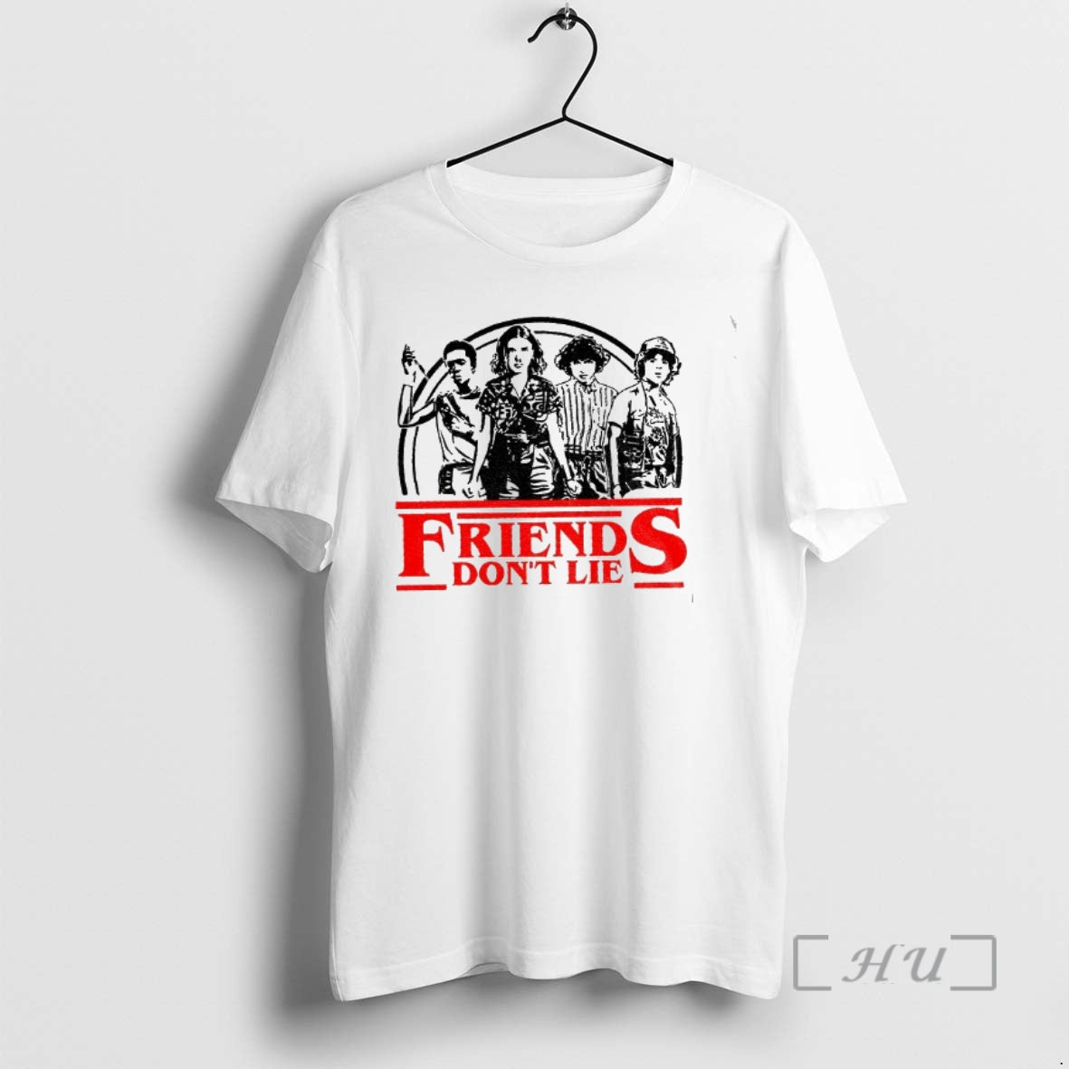 Officials Friends Dont Lie Retro Stranger Quote T-Shirts, Hoodie, Sweatshirt - T-Shirt, Sweatshirt, Hoodie