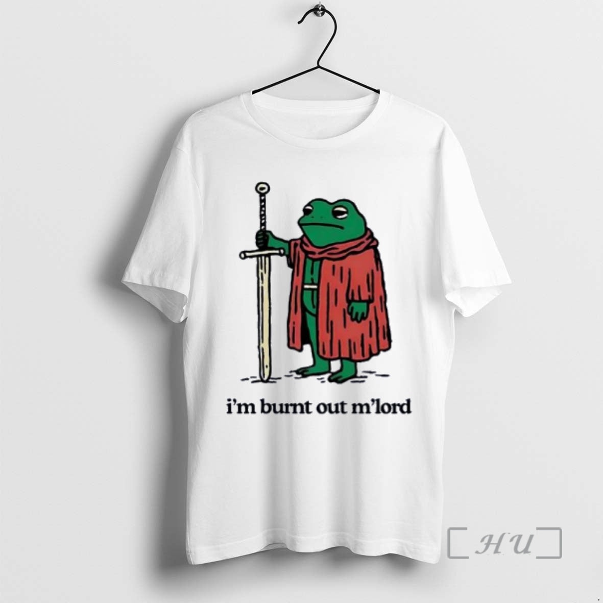 Officials Frog Holding Sword Im Burnt Out Mlord T-Shirts, Hoodie, Sweatshirt - T-Shirt, Sweatshirt, Hoodie