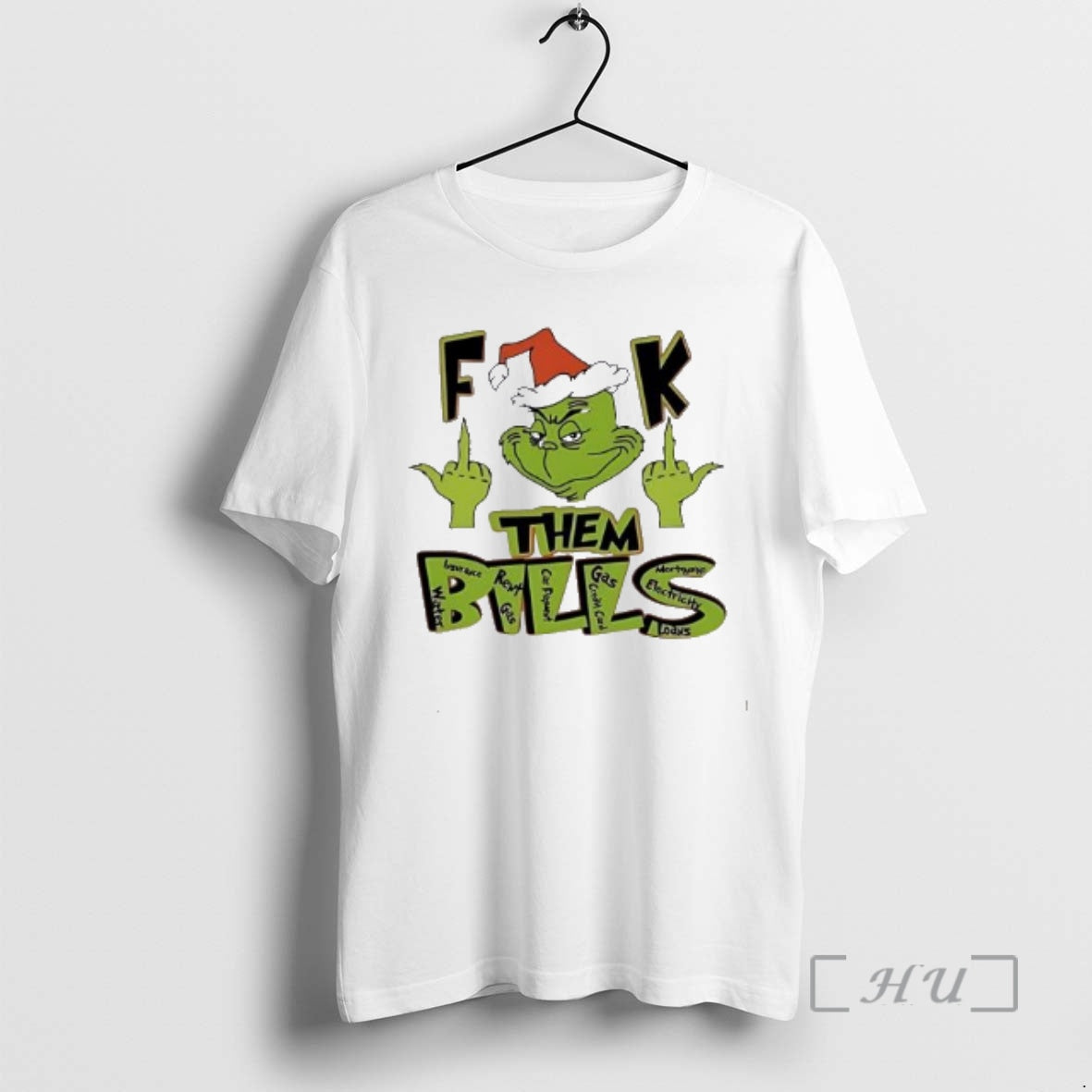 Officials Fuck Them Bills 2025 Grinch Middle Finger T-Shirts, Hoodie, Sweatshirt - T-Shirt, Sweatshirt, Hoodie