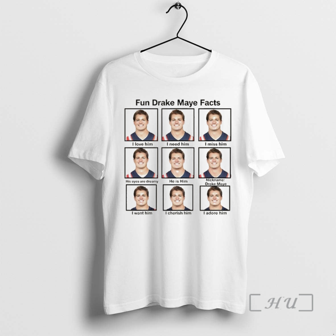 Officials Fun Drake Maye Facts He Is Him I Love Him T-Shirts, Hoodie, Sweatshirt - T-Shirt, Sweatshirt, Hoodie
