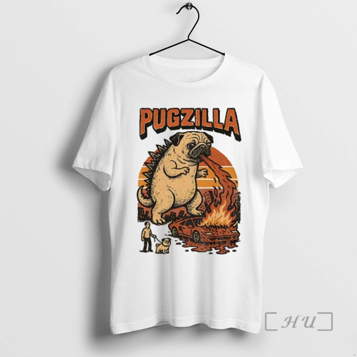Officials Funny Pug Godzilla T-Shirts, Hoodie, Sweatshirt - T-Shirt, Sweatshirt, Hoodie