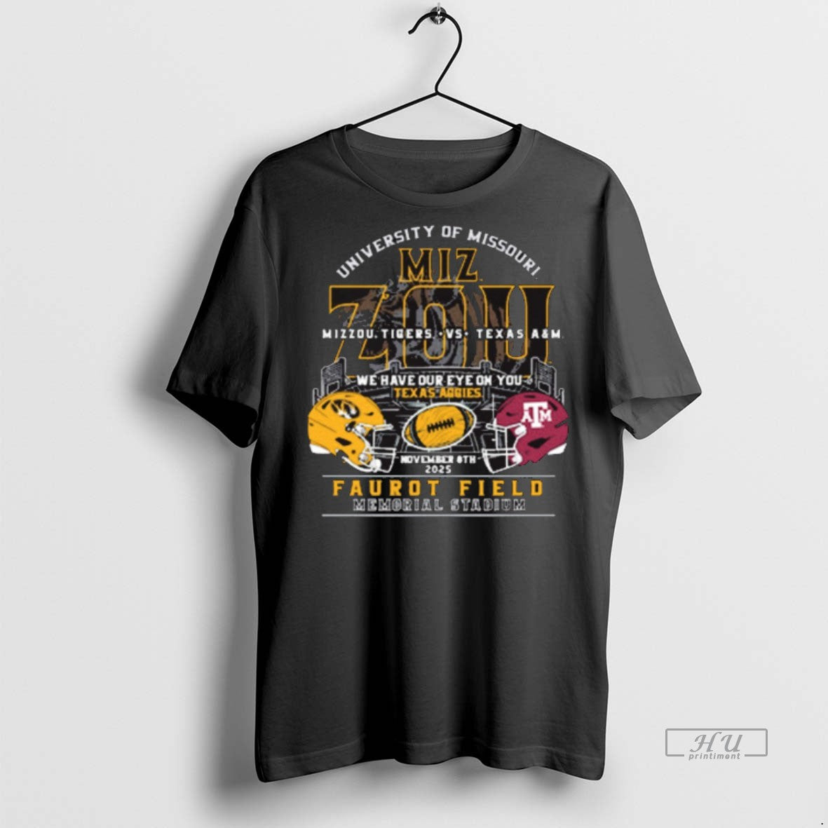 Officials Game Day Mizzou Tigers Vs Texas Am Aggies Nov 8th 2025 Faurot Field Memorial T-Shirts, Hoodie, Sweatshirt - T-Shirt, Sweatshirt, Hoodie